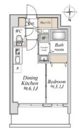 エスティメゾン川崎ウエスト 5階 間取り図