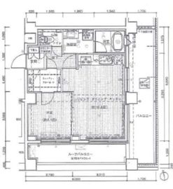 プレールドゥーク新宿御苑Ⅱ 7階 間取り図