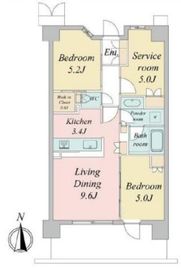 トラープランド蒼麗館 610 間取り図