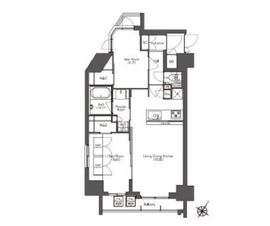 コンフォリア滝野川 508 間取り図