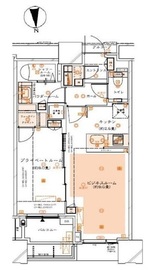 ドゥ・トゥール 44階 間取り図