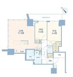 ミッドタワーグランド 10階 間取り図