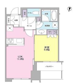 大崎ウエストシティタワーズ イースト 18階 間取り図