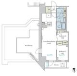 ブリリアイスト浅草 1503 間取り図