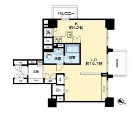 広尾ガーデンヒルズ 6階 間取り図