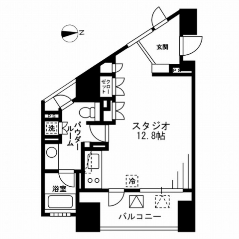 プライムアーバン四谷外苑東 601 間取り図