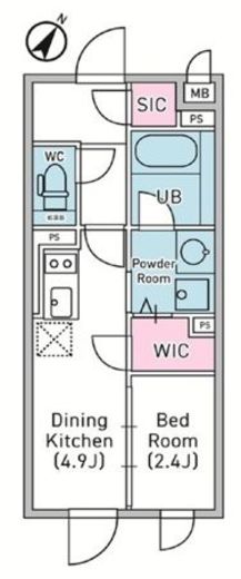 デュオメゾン渋谷松濤 202 間取り図