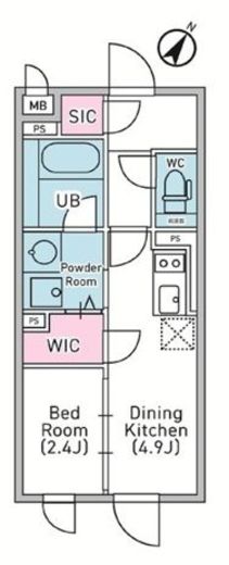 デュオメゾン渋谷松濤 203 間取り図