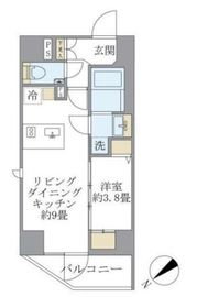 ルネサンス赤坂プレミアムコート 202 間取り図