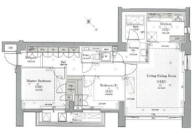 サンウッド代官山猿楽町 2階 間取り図