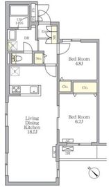 メゾンカルム中落合South 307 間取り図