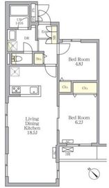 メゾンカルム中落合South 207 間取り図