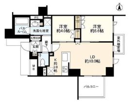アトラス池尻レジデンス 6階 間取り図