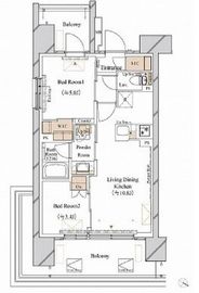 ブランシエスタ新丸子リバーフロント 501 間取り図