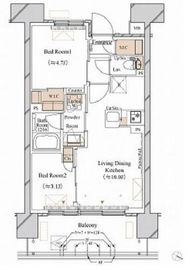 ブランシエスタ新丸子リバーフロント 1003 間取り図