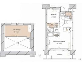 ブランシエスタ新丸子リバーフロント 1502 間取り図