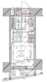 コンシェリア東京 HIGASHIJUJO RESIDENCE 8階 間取り図