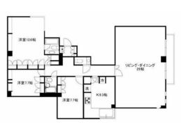 シャネックス 2階 間取り図