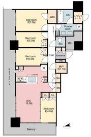 ドレッセタワー新綱島 29階 間取り図