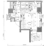 アンビックス神田 4階 間取り図