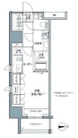パークハビオ東中野 304 間取り図