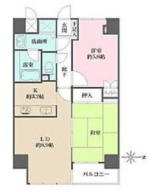 リーラ新高円寺 3階 間取り図