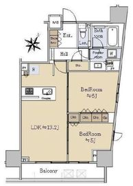 シティハウス目黒ザ・ツイン 3階 間取り図