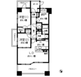 グライユール横浜 505 間取り図