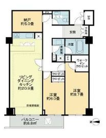 ザ・レジデンス目白御留山 2階 間取り図