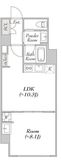 ルミーク北千住 101 間取り図