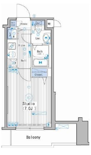 ガーラ・グランディ大森西 10階 間取り図