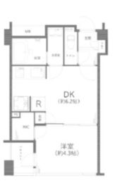 イトーピア白金ステーションプラザ 4階 間取り図