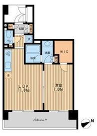 HF若林公園レジデンス 702 間取り図