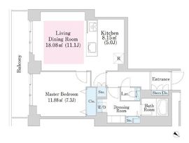 プラティーヌ田町 103 間取り図