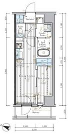 ミライズ横濱SOUTHレジデンス 1102 間取り図