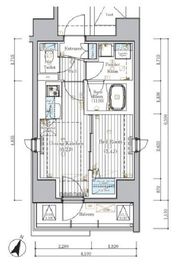 ミライズ横濱SOUTHレジデンス 304 間取り図