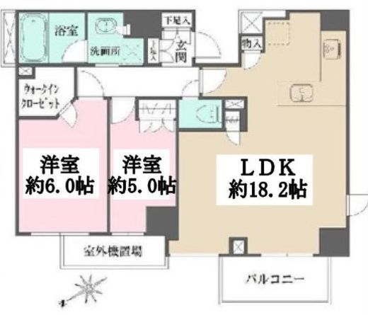 オープンレジデンシア代々木公園 4階 間取り図