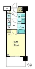 クオリア南麻布 4階 間取り図