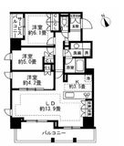 アトラス麻布十番 4階 間取り図
