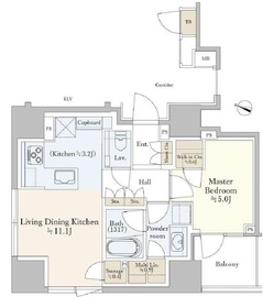 パークホームズ南池袋 3階 間取り図