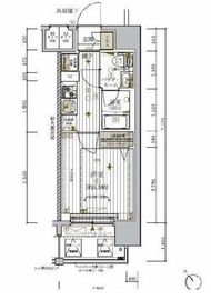 メインステージ東神奈川 8階 間取り図