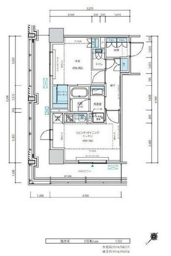 リージア海老名ビナフロント 806 間取り図