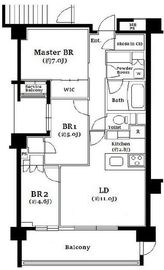 プレシス横濱紅葉坂 7階 間取り図