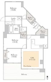 LUMIEC un TAKANAWA (ルミークアン高輪) 102 間取り図