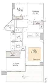 LUMIEC un TAKANAWA (ルミークアン高輪) 101 間取り図