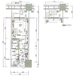 白金ザ・スカイ 7階 間取り図