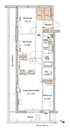 ブランシエスタ目黒中央町 409 間取り図
