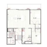 リバーサイド隅田セントラルタワーパレス 1706 間取り図