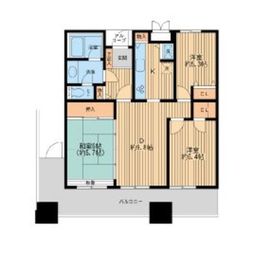 リバーサイド隅田セントラルタワーパレス 1706 間取り図