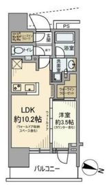 プラウド板橋区役所前 2階 間取り図